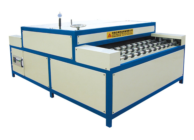 Heated roller pressing machine